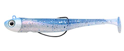 PREDATOR Gutsbait UV 110 Farbe: Aqua & Pearl Pre Rigged Softbait Länge: 11cm von Spro von PREDATOR