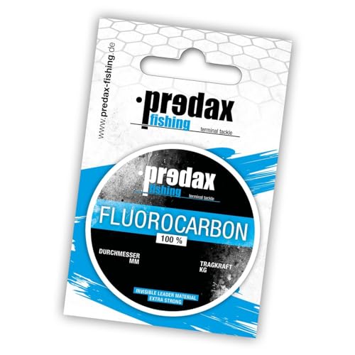 Predax Fluoro Carbon 0,20mm 3,8Kg 30m Spule, Fluorocarbon Schnur, Flurocarbon Vorfach, Vorfachschnur, Angelschnur, Predax Fishing Schnüre, durchsichte Angelschnur von Predax