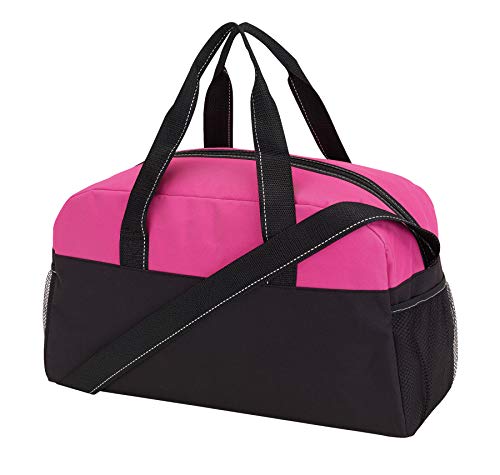 Sporttasche 45x19x26cm Fitnesstasche 410Gr Umhängetasche (Pink) von Preiswert&Gut