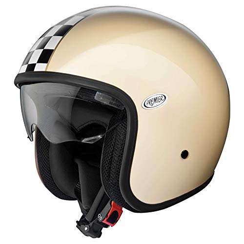 Premier APJETVIEFIB0CK000L Vintage CK Jet Helm, Größe L von Premier