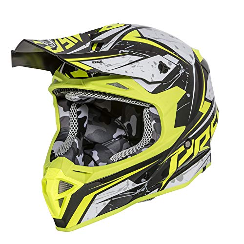 Premier Exige Qxy Helm, Fluo GELB/SCHWARZ/Weiss, M von Premier