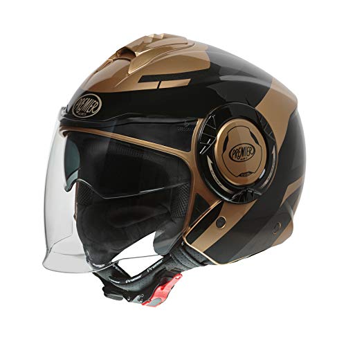 Premier HELM COOL OPT 19,SCHWARZ/GOLD,S von Premier