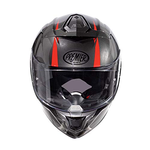 Premier HELM DEVIL GT 17,GRAU/SCHWARZ/ROT,L von Premier