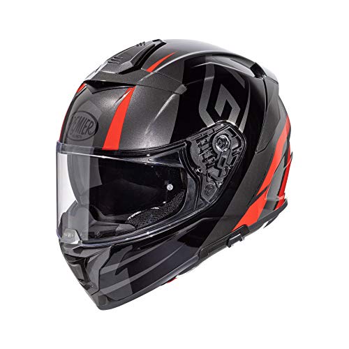 Premier HELM DEVIL GT 17,GRAU/SCHWARZ/ROT,XL von Premier