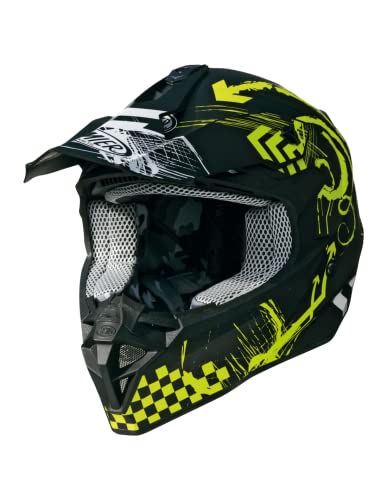 Premier HELM EXIGE RX Y BM,SCHWARZ/FLUO GELB,M von Premier