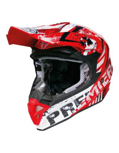 Premier HELM EXIGE ZX 2,ROT/WEISS/SCHWARZ,S von Premier