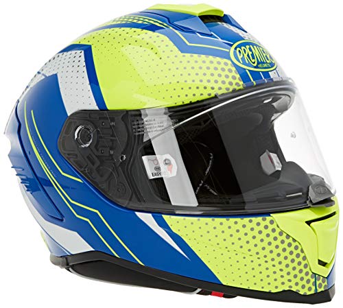 Premier HELM HYPER BP 12,GELB/HELLBLAU/WEISS,M+ von Premier