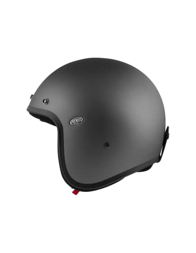 Premier Helm Classic,Dunkelgrau Mit Lederprofilen,XL,Unisex von Premier