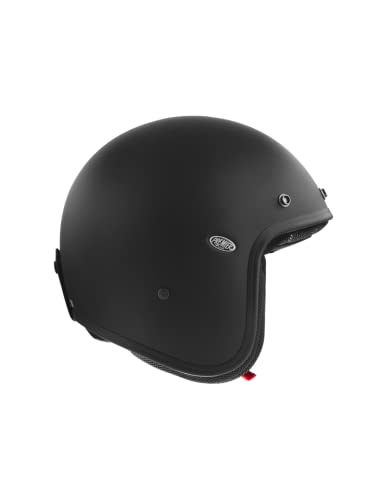Premier Helm Classic,Schwarz Mit Lederprofilen,M,Unisex von Premier