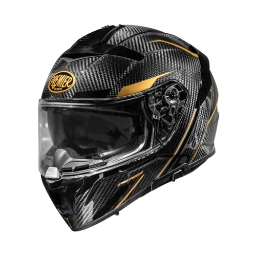 Premier Helm Devil,Schwarz Mit Orangefarbenen Profilen,M+,Unisex von Premier