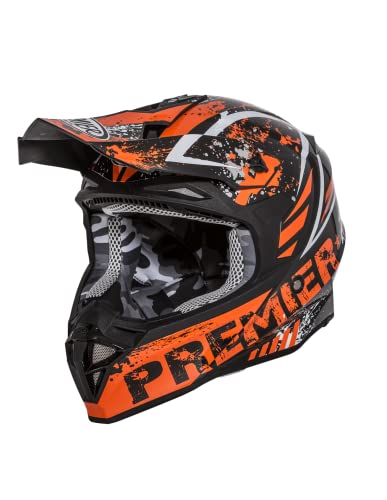 Premier Helm Exige ZX 3,SCHWARZ/ORANGE,L, APINTEXIPOLZX3000L von Premier