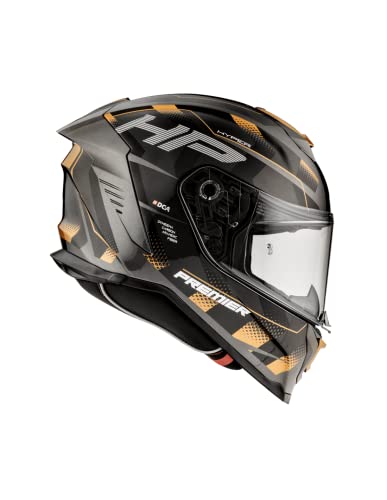 Premier Helm Hyper,Schwarz Und Orange,S,Unisex von Premier