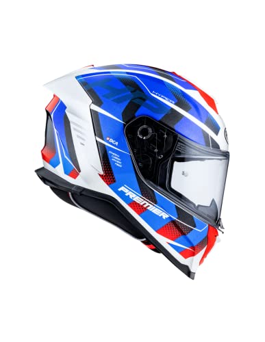 Premier Unisex-Adult Hyper Helm, Blau, Weiß Und Rot, L von Premier
