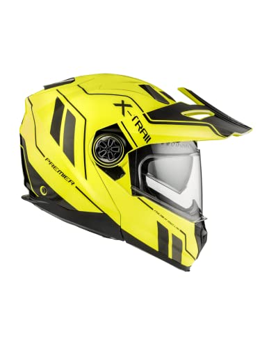 Premier Unisex-Adult XTRAIL Helm, Gelb, XL von Premier