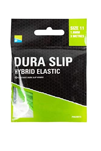 Preston Dura Slip Hybrid Elastic - 11 | Grün | 1,8 mm von Preston Innovations