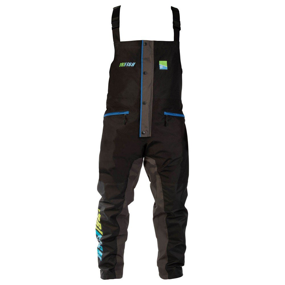 Preston Innovations Drifish Bib Pants Bib Pants Schwarz L Mann von Preston Innovations