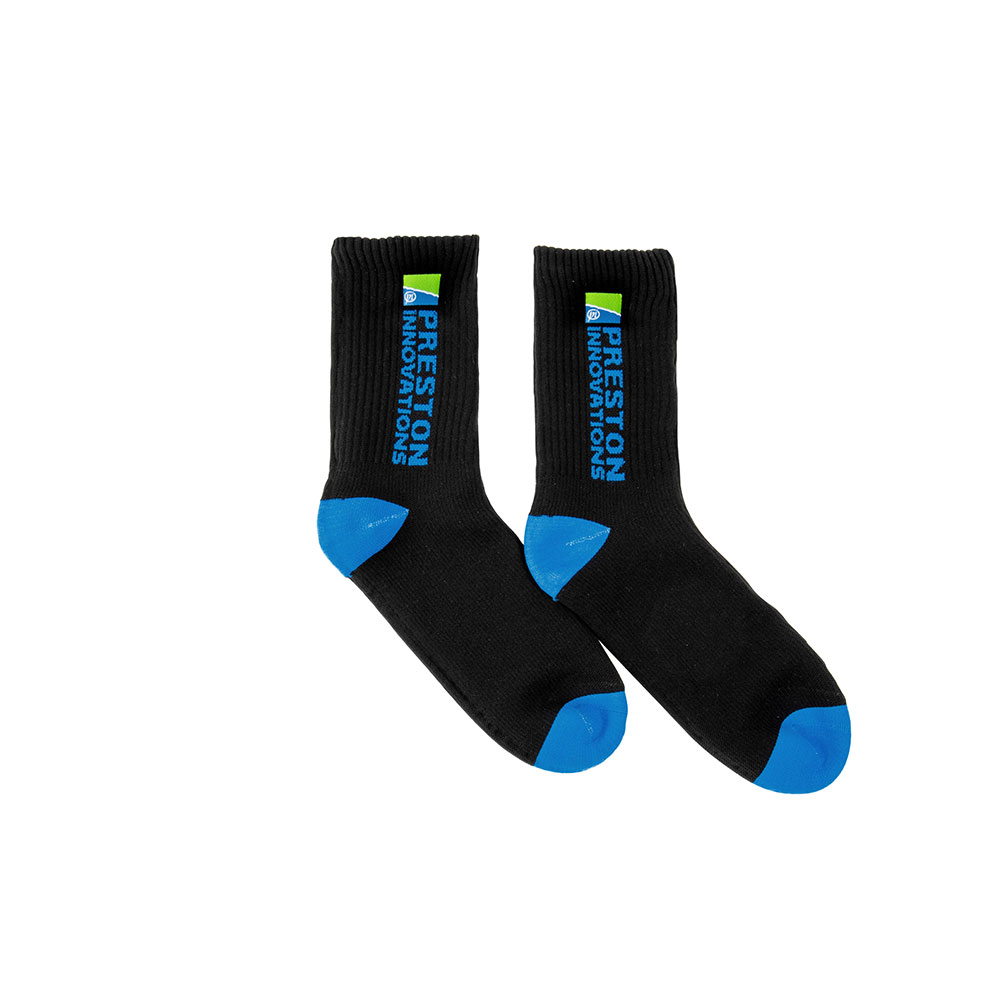Preston Innovations Logo Long Socks Schwarz EU 39-43 Mann von Preston Innovations