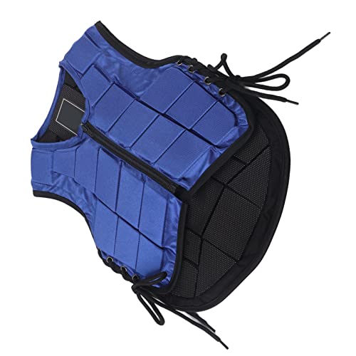Prevessel Kinder-Reitweste, mit Schaumstoff Gepolstert, Sicherheits-Reitschutzausrüstung, Körperschutz, Blau (CS) von Prevessel