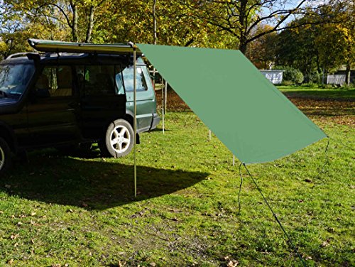 Prime Tech Tarp - Erweiterung zur Fahrzeug-Markise 200 cm in grün – Diverse Farben von Prime Tech