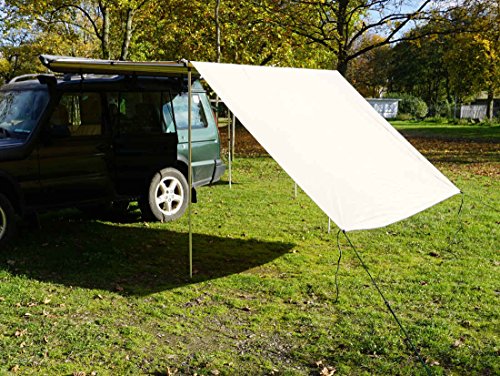 Prime Tech Tarp - Erweiterung zur Fahrzeug-Markise 250 cm in beige – Diverse Farben von Prime Tech