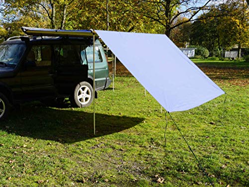 Prime Tech Tarp - Erweiterung zur Fahrzeug-Markise 250 cm in grau – Diverse Farben von Prime Tech