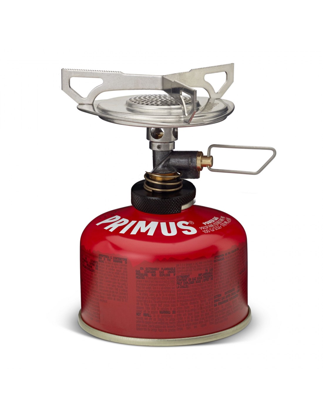 Primus Essential Trail Stove Duo Kocher Konstruktion - Kartusche darunter, Kocher Brennstoff - Butan / Propan, Kocher Variante - Einflammenkocher, von Primus