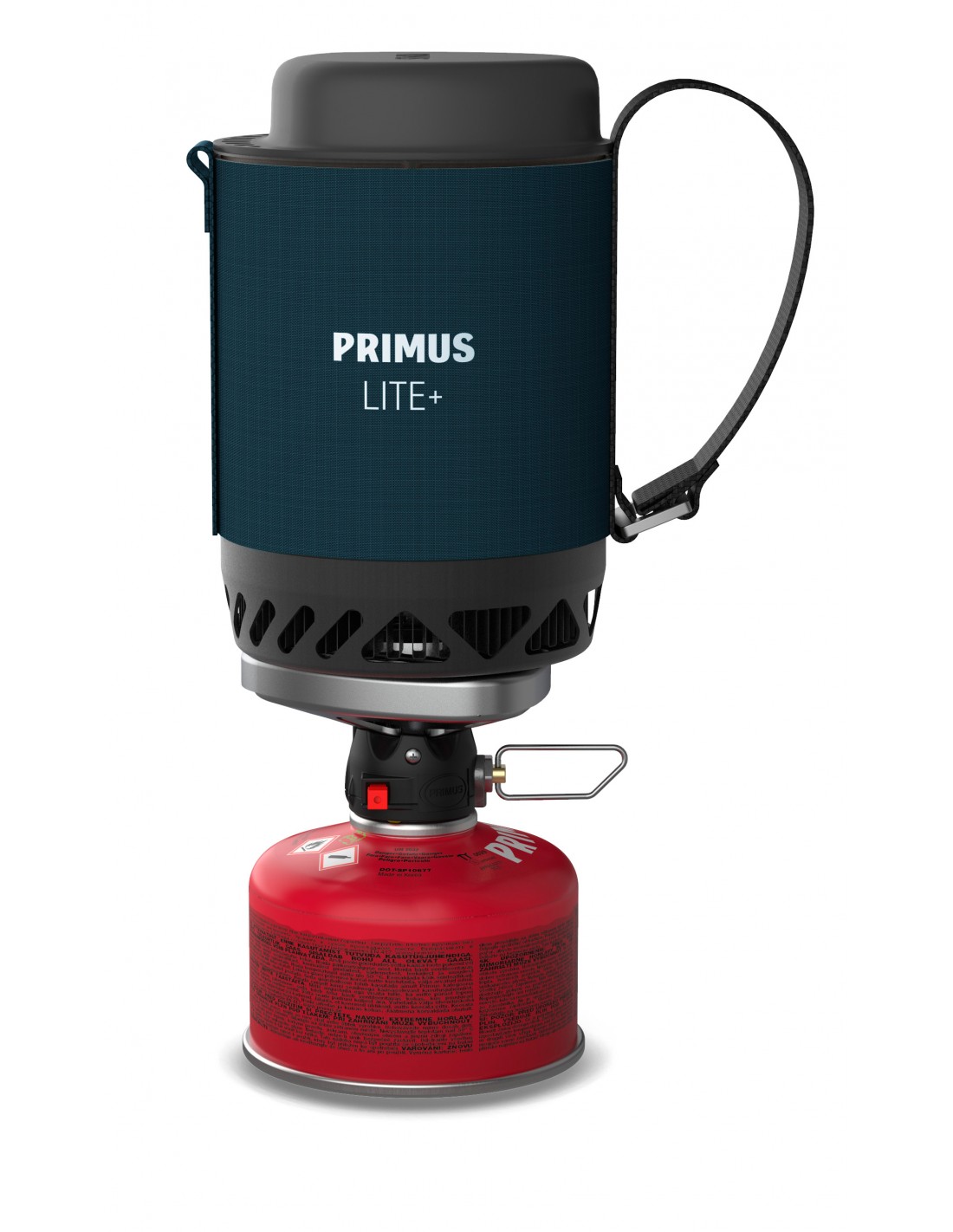Primus Lite Plus Stove System Blue Kocher Konstruktion - Kartusche darunter, Kocher Brennstoff - Butan / Propan, Kocher Variante - Einflammenkocher, von Primus