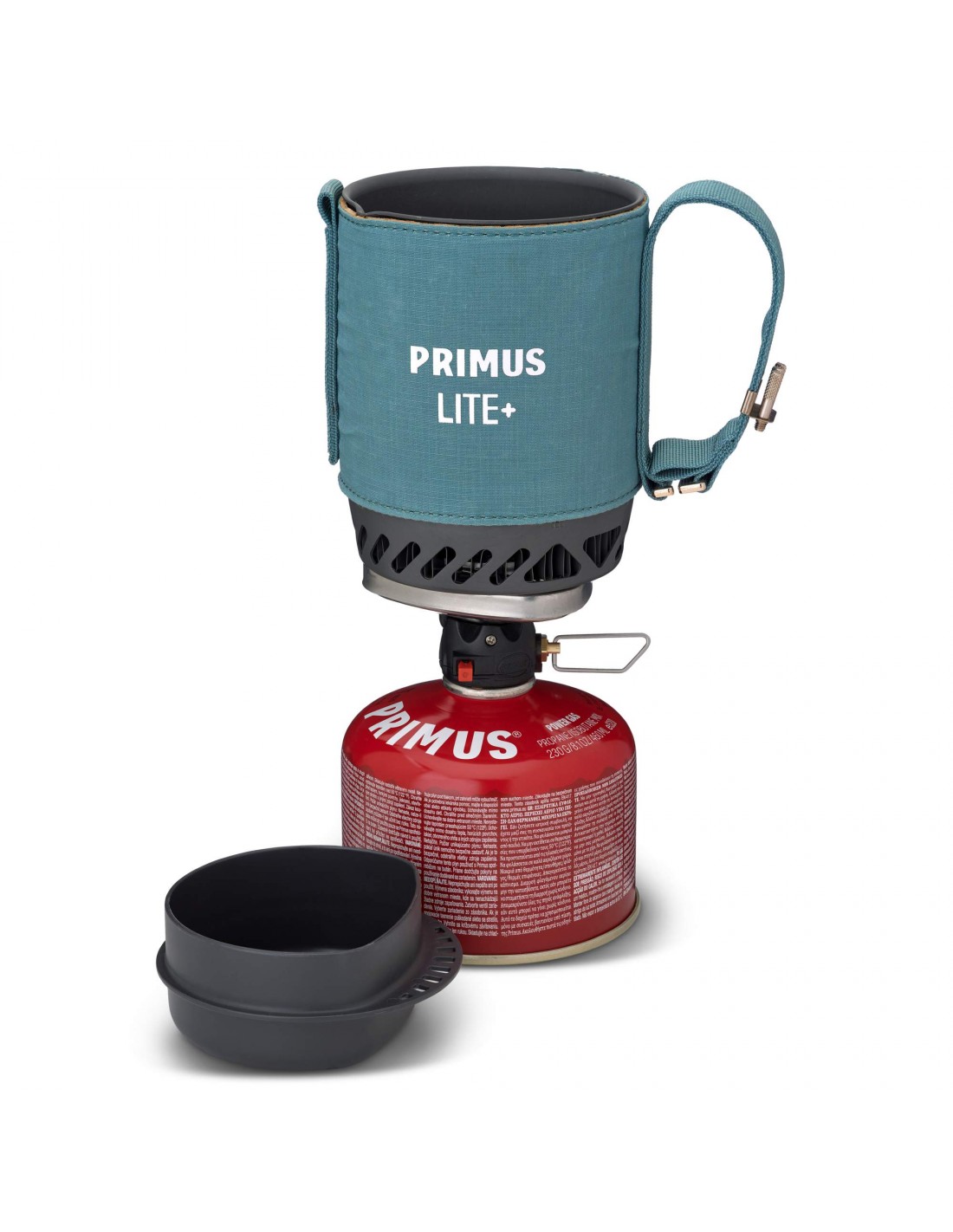 Primus Lite Plus Stove System Green Kocher Konstruktion - Kartusche darunter, Kocher Brennstoff - Butan / Propan, Kocher Variante - Einflammenkocher, von Primus