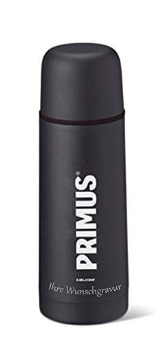 Primus Thermoflasche - schwarz (schwarz, mit Namensgravur, 350 ml) von PRIMUS