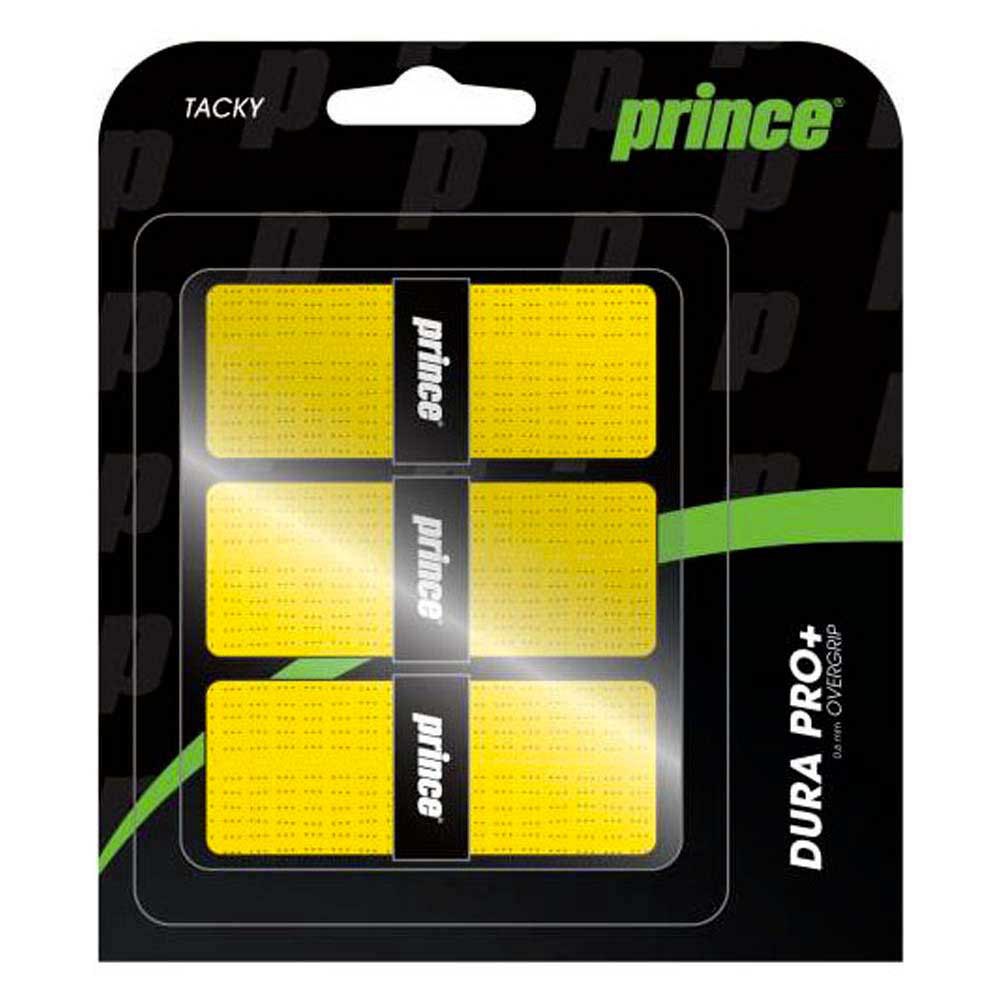 Prince Dura Pro+ Tennis/padel Overgrip 3 Units Gelb von Prince