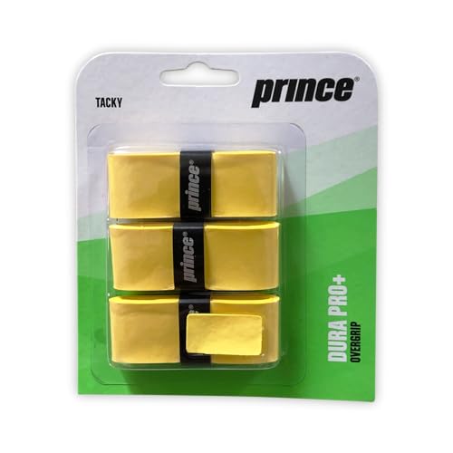 Prince DuraPro+ 3er gelb Overgrip, One Size von Prince