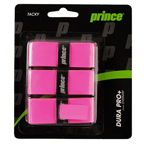 Prince Overgrip Dura Pro Plus 3er, Pink, 0086250150800000 von Prince