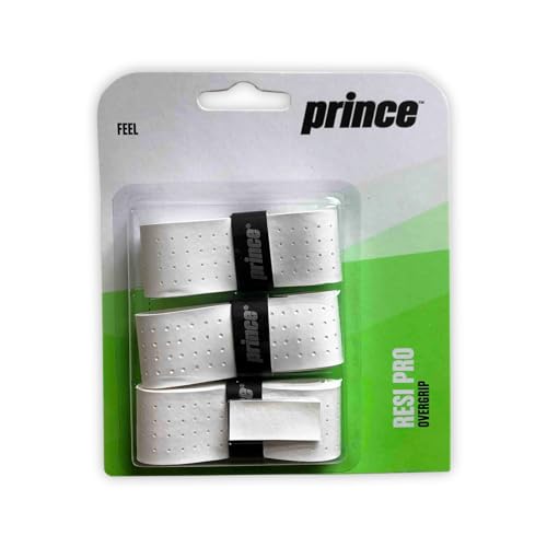 Prince Overgrip Resi Pro 3er, Weiß, 0086150148800000 von Prince