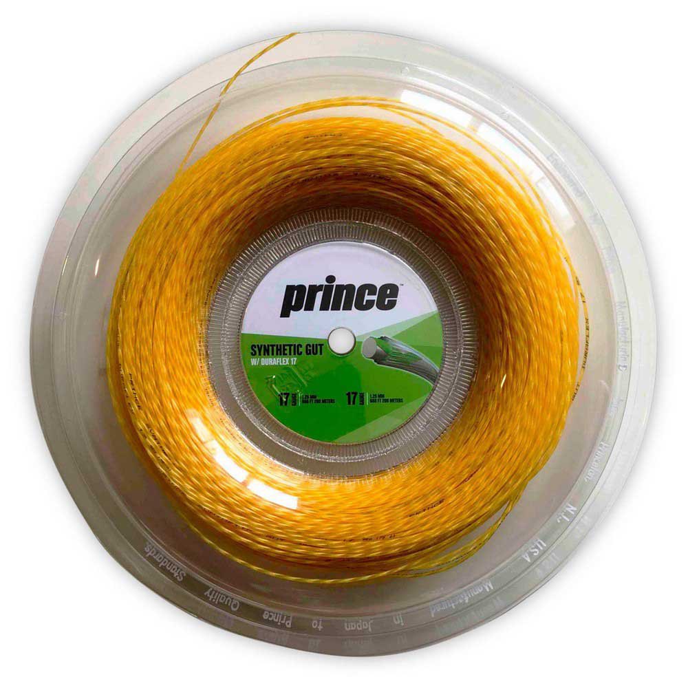 Prince Synthetic Gut Duraflex 200 M Tennis Reel String Golden 1.25 mm von Prince