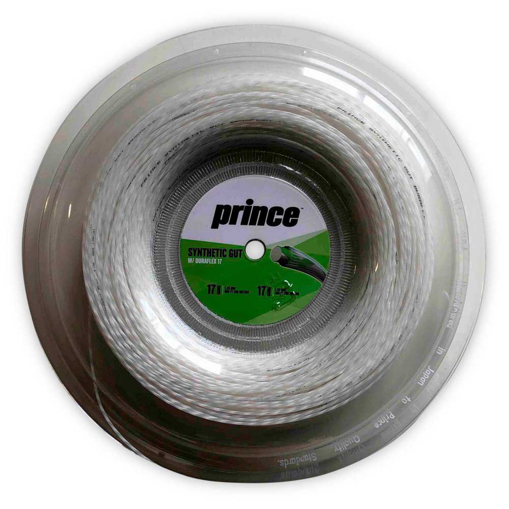 Prince Synthetic Gut Duraflex 200 M Tennis Reel String Weiß 1.25 mm von Prince