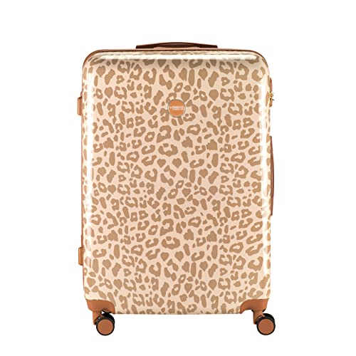 Princess Traveller Animal Print - Leopard (Creme, Große Reisekoffer) von Princess Traveller