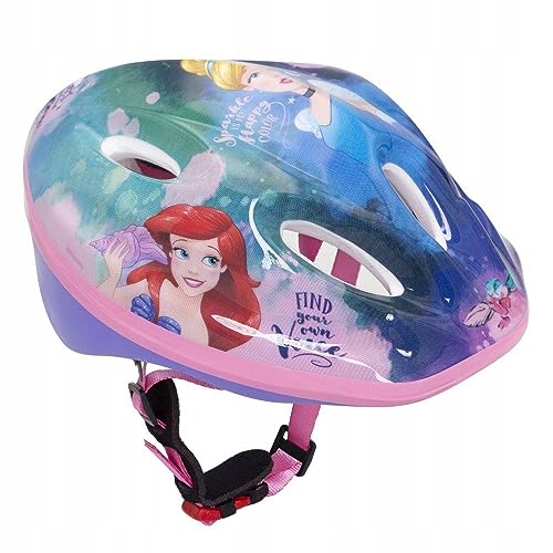 Disney Unisex Jugend Princess Fahrradhelm, Mehrfarbig, Einheitsgröße von Disney