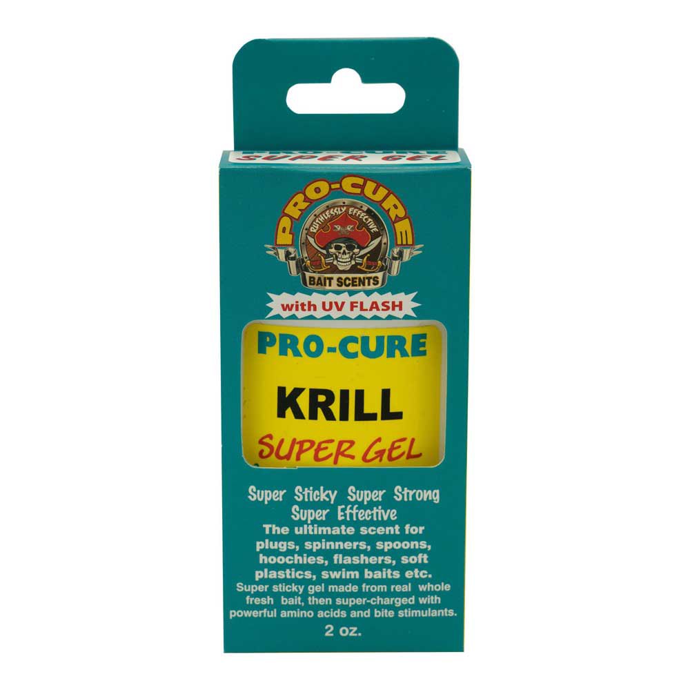 Pro Cure Super Gel Plus 56g Krill Liquid Bait Additive Durchsichtig von Pro Cure
