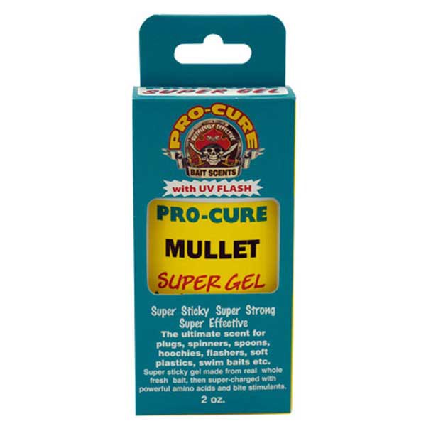 Pro Cure Super Gel Plus 56g Mullet Liquid Bait Additive Durchsichtig von Pro Cure
