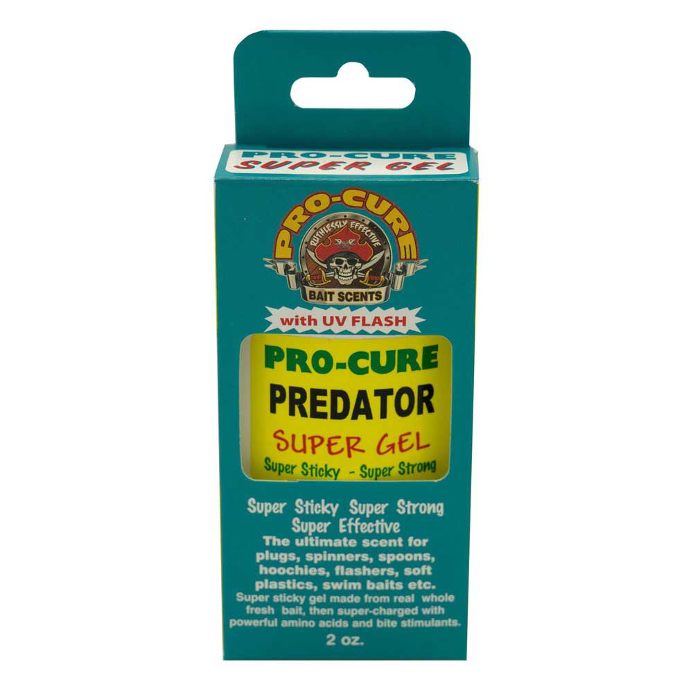 Pro Cure Super Gel Plus 56g Predator Liquid Bait Additive Durchsichtig von Pro Cure
