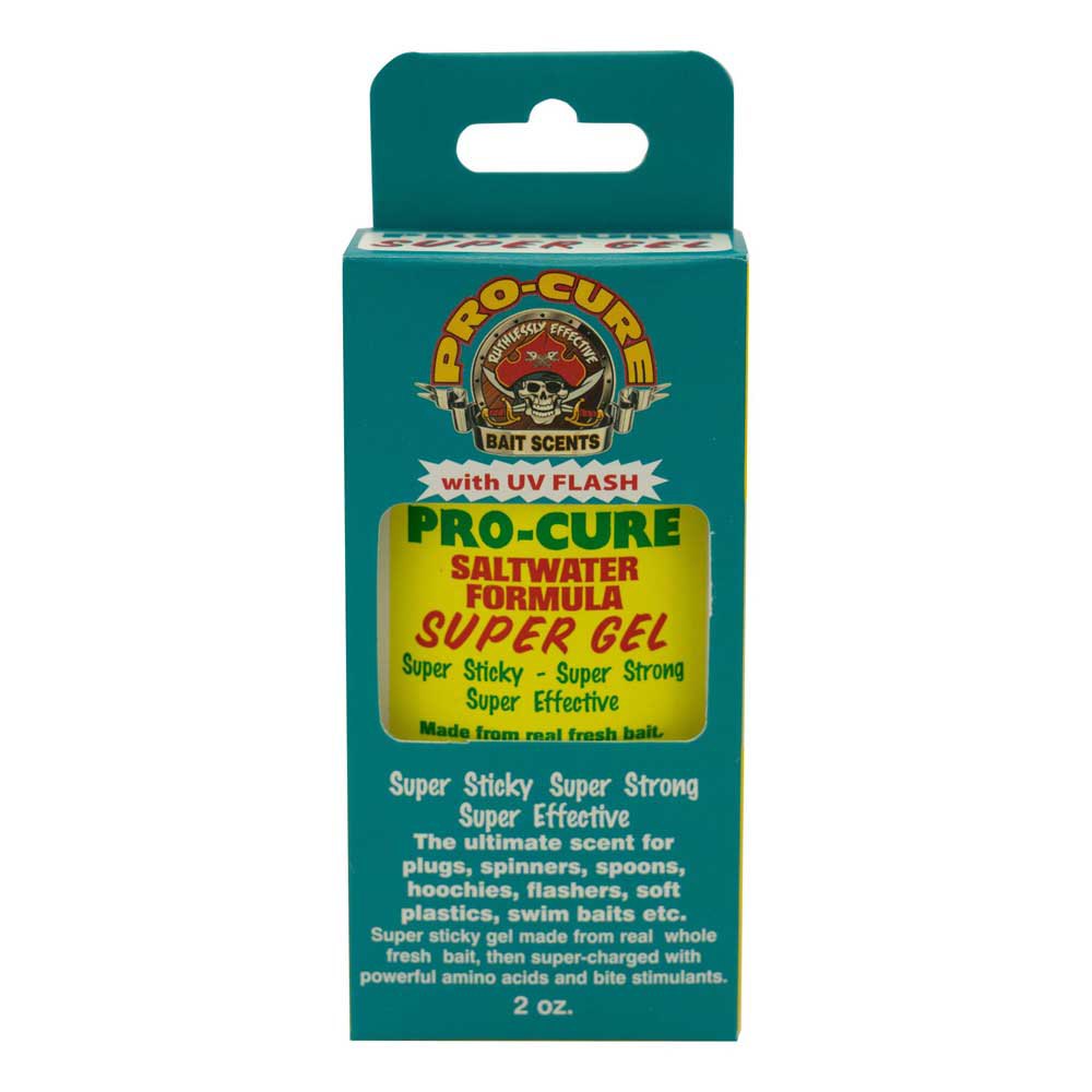 Pro Cure Super Gel Plus 56g Saltwater Liquid Bait Additive Durchsichtig von Pro Cure
