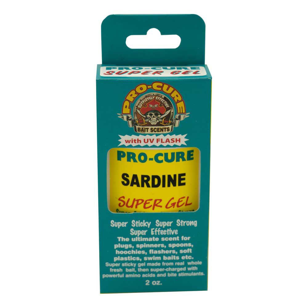 Pro Cure Super Gel Plus 56g Sardine Liquid Bait Additive Durchsichtig von Pro Cure