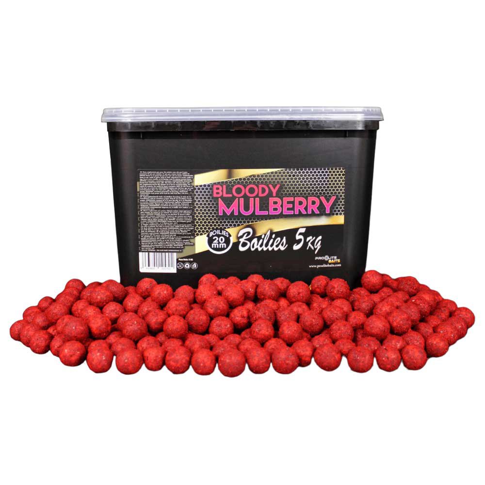 Pro Elite Baits Gold 5kg Bloody Mulberry Boilie Rot 20 mm von Pro Elite Baits