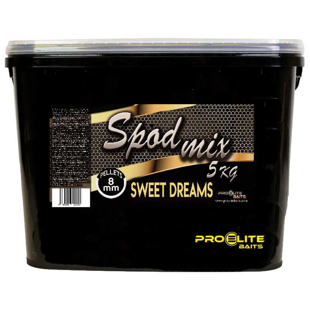 Pro Elite Baits Sweet Dreams Gold 5kg Pellets Schwarz 8 mm von Pro Elite Baits