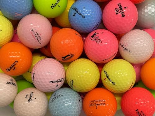 Pro Lake Balls Farbige Optik Golf Lake Balls - Pearl/Grade A (gebraucht nicht neu) wählen 24,48 oder 100 (24) von Pro Lake Balls