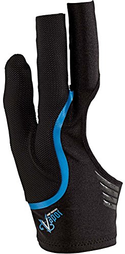 Pro Series Vapor Tech Cool Edge fingerlose Billardhandschuhe, Größe L, Blau von Pro Series