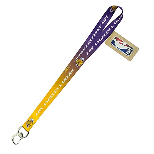 NBA Los Angeles Lakers Ombre Schlüsselband, Violett/Gold, One Size von Pro Specialties Group