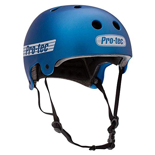 Pro-Tec Helmet Old School Cert Skateboard-Helm, Unisex, Erwachsene, Blau (matt metallic Blue), XL von Pro-Tec