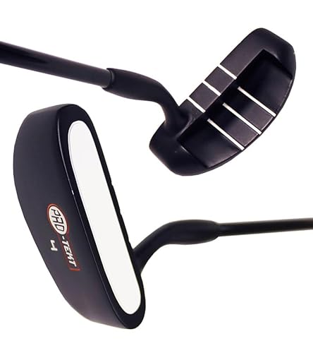 Pro-Tekt Golf-Putter für Rechtshänder, Schwarz, 4-Iron von Pro-Tekt