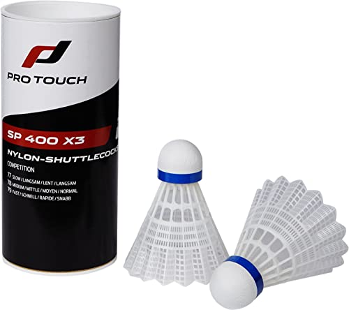 Pro Touch SP 400 x3 Badminton-Ball Weiß One Size von Pro Touch